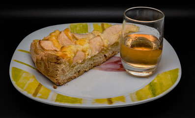 This apple and cream cake is a soft and fluffy cake, slightly moist due to the apples in the batter and made even more delicious by a swirl of custard.