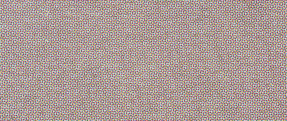 Extreme Close-Up of CMYK Printing Dot Matrix on Paper
