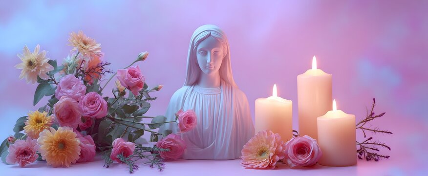 Serene all saints day message evokes calm and heartfelt reflection on a gentle pastel backdrop