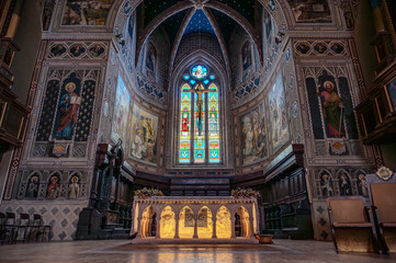 Obraz premium The Cathedral of Saints Mariano and Giacomo is the mother church of the Diocese of Gubbio. It is dedicated to Saints Mariano and Giacomo, martyrs of Lambaesi in Numidia.