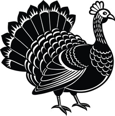 Elegant festive christmas ornament with bow, line art illustration