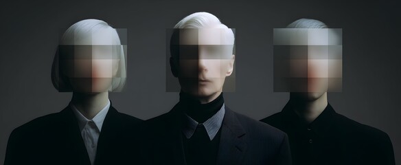 The concept of alias illustrated by complex overlapping and intertwined multiple identities