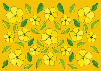 flower colorful stained glass background illustration vector