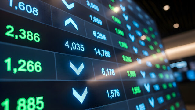 stock market chart - Powered by Adobe