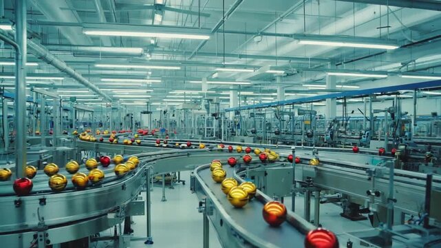 Christmas decoration factory.