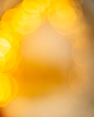 Bokeh de luces amarillas