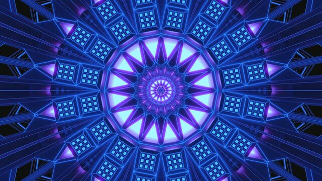 Dynamic tunnel video vj loop screensaver with seamless motion and vibrant colors for an engaging visual experience