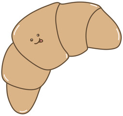 Cute cafe elements with hand draw useful for sticker note, planner or journal