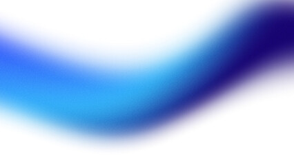Abstract element of dark blue gradient wave lines blurred with noise texture