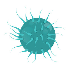 Gonorrhea Vector Illustration virus illustration, perfect for medical research, science education, or healthcare marketing materials showing disease and health