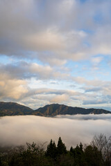 兵庫県朝来市の竹田城と雲海