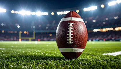 American Football on Field