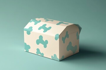 Mockup of a Box for Dog Chews &mdash; Clean Packaging with Stylized Snack Accent