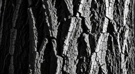 Detailed close-up of tree bark showcasing its unique texture and pattern, adding a rustic natural touch to any design