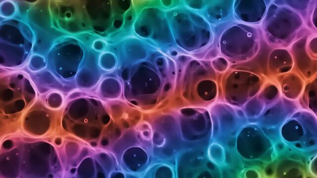 Abstract Background with colorful organic cell structure, biological texture design