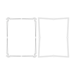 Ornate Blank Frames with Decorative Borders for Certificates, Invitations, and Formal Documents