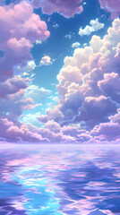 Tranquil Dawn: A Soothing ymphony of Pastel Horizonsand Serene Reflections