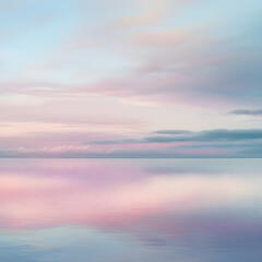 Tranquil Dawn: A Soothing ymphony of Pastel Horizonsand Serene Reflections