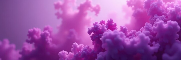 Fototapeta premium Purple lilac smoke swirls on monochrome background Misty, hazy, cloudy atmosphere , dark, texture, ethereal
