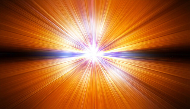 Sunlight dazzling the planets outer space background widescreen vector illustration