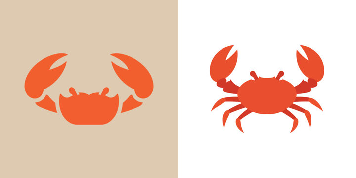 Illustrative Crab Designs Vector Graphics of Aquatic Crustaceans for Creative Projects
