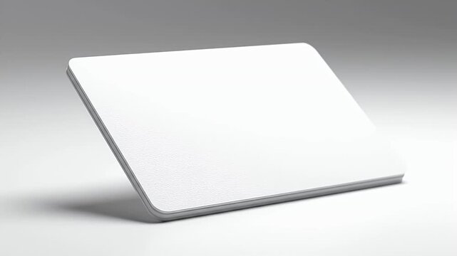 Elegant White Coaster Stack on a White Surface with Shadow Detail and Soft Lighting Highlighting Minimalist Clean Presentation