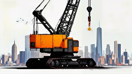 Urban Construction Crane: Heavy Machinery for City Development Projects