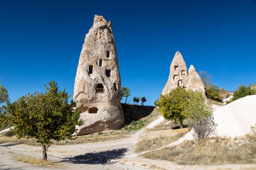 Höhlenwohnungen in Uchisar, Kappadokien