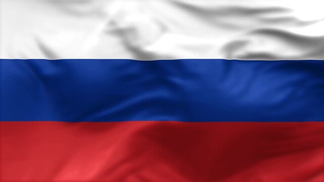 Russia flag is waving in the wind. High-quality flags are perfect. They are perfect for various creative projects.