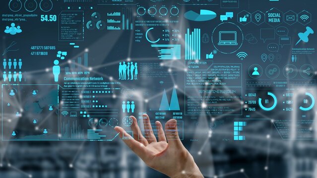 Connection network visualization showing global connection, network communication, digital connection analytic. Connect networks tool support real-time insight and improve connection system. Thunk