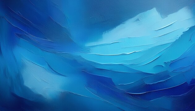 vibrant blue abstract wall texture with dynamic brush strokes and subtle gradients for creative backgrounds and digital art projects