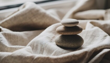 Serene stacked stones evoke tranquility and balance, perfect for wellness, meditation, and mindful living inspiration.