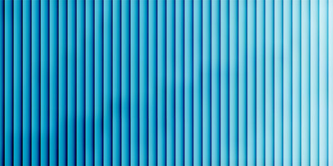 Obraz premium Futuristic neon texture with vibrant shades of blue green gradients and bright smooth fluted vertical lines. Bold dynamic design blending smooth tones and radiant colors for modern visual art project