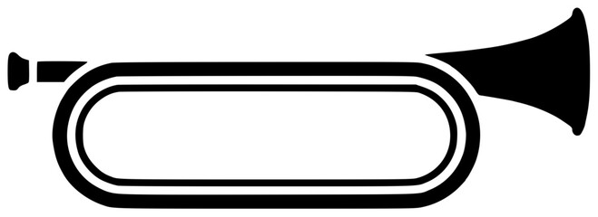 trumpet illustration musical silhouette guitar logo concert icon festival outline jazz event music banner instrument poster art melody sound shape graphic vector graphic background