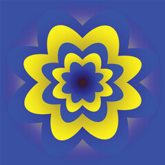 abstract flower vector illustration