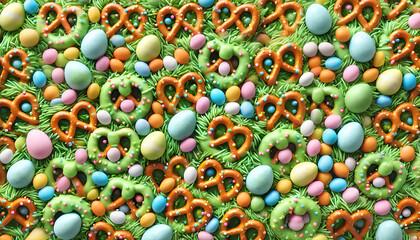 Easter Basket Pretzels