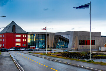 Obraz premium Vardo Town Hall - Norway