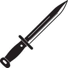 weapon Bayonet icon clean vector 