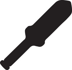 weapon Bola icon silhouette on white background  