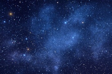 Fototapeta premium Stunning starry night sky with vibrant celestial colors and ethereal clouds, creating a captivating cosmic landscape for astronomy enthusiasts and night sky lovers