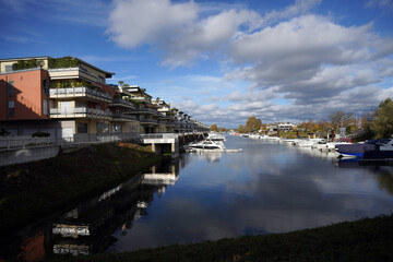 marina at the Rhein at Speyer
