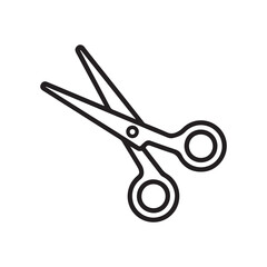 Scissors Cutting Tool Office Stationery Outline Icon