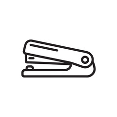 Stapler Office Tool Paper Binding Outline Icon
