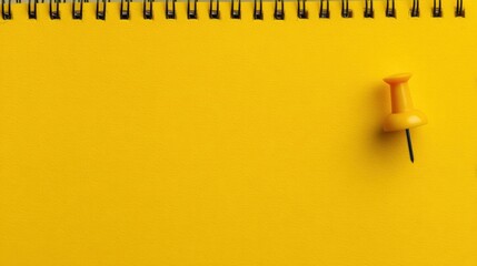 Plan your week calendar marked on wednesday with yellow pushpin office top view organization concept