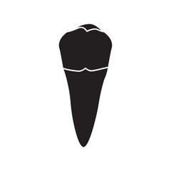 premolar tooth glyph icon