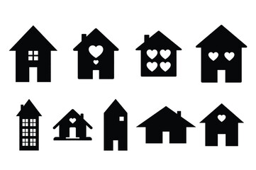 House and Home Icon Set Vector