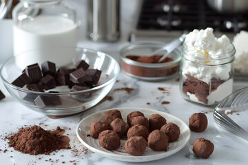 The Artful Process of Makig Homemade Chocolate Truffes