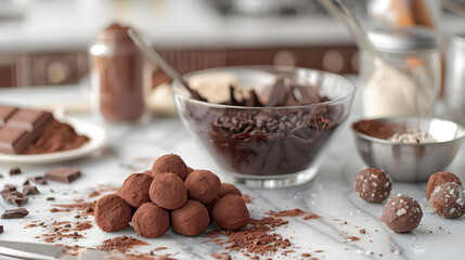 The Artful Process of Makig Homemade Chocolate Truffes