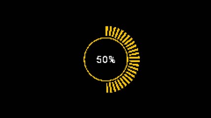 8 bit loading retro game. for game assets. Retro Futurism Sci-Fi Background. glowing neon grid and star from vintage arcade computer game.
 - Powered by Adobe