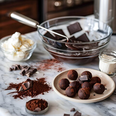 The Artful Process of Makig Homemade Chocolate Truffes